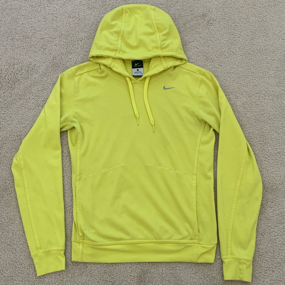 Women’s Nike Dri-fit Yellow Pullover